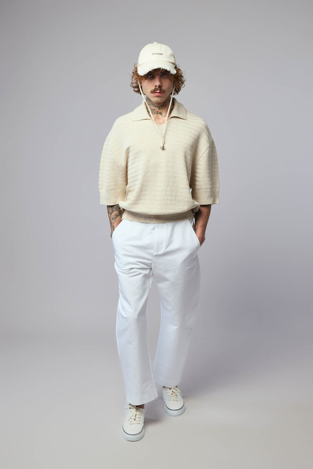 Jacquemus - Le Polo Maille Chevron - LABELS