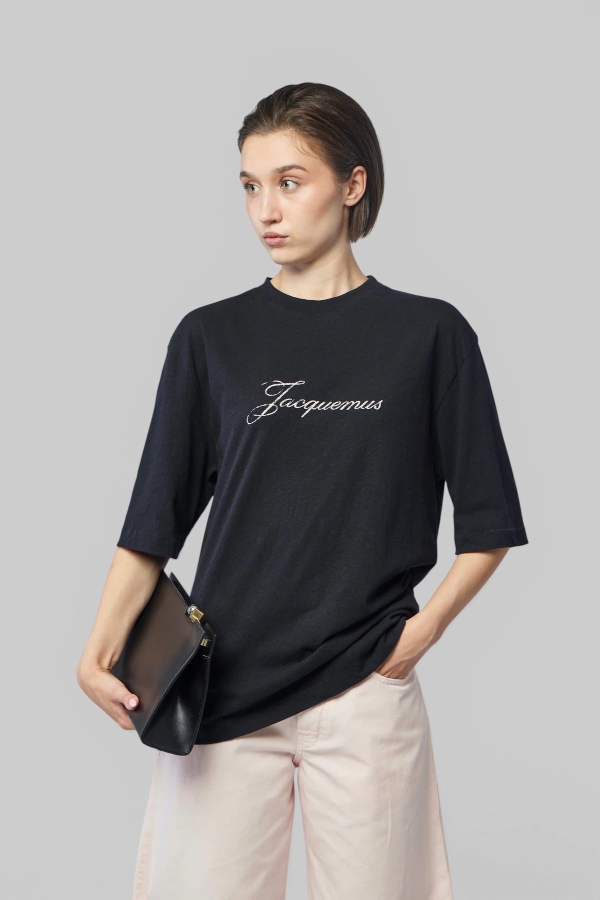 Jacquemus T-Shirts - Le Tshirt Oversized Logo Tee – LABELS