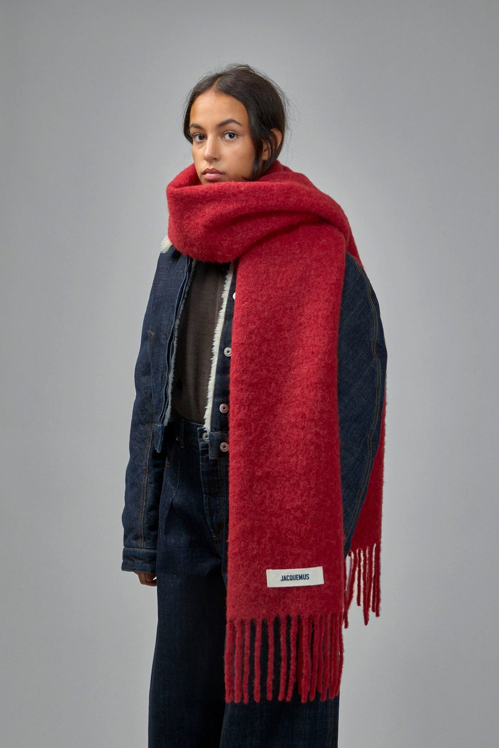 Jacquemus - Long Mohair Alpaca Scarf - LABELS