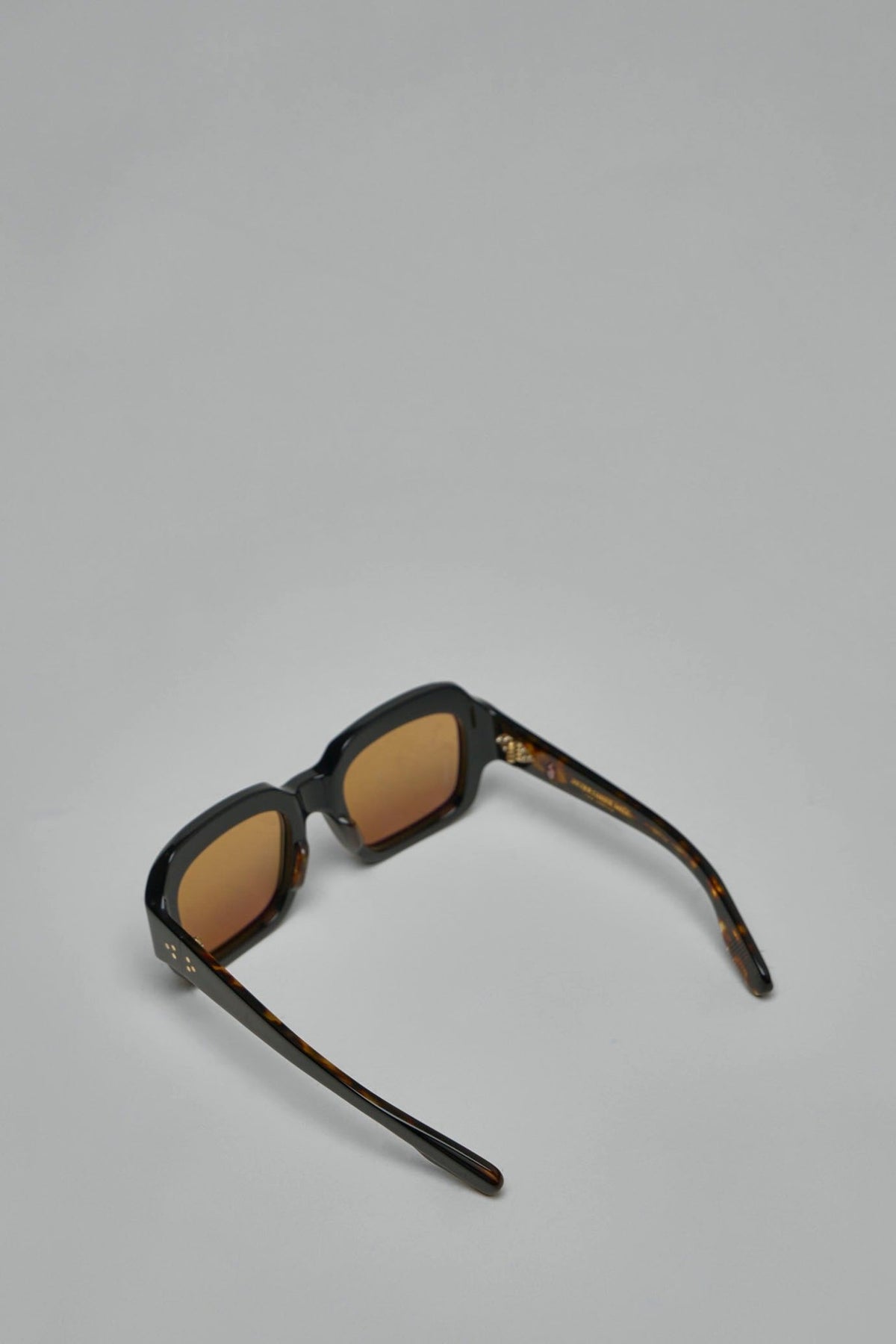 Premium sunglasses displayed against neutral background showcasing craftsmanship