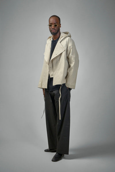 JACKET#59 Unlined Collarless Blazer
