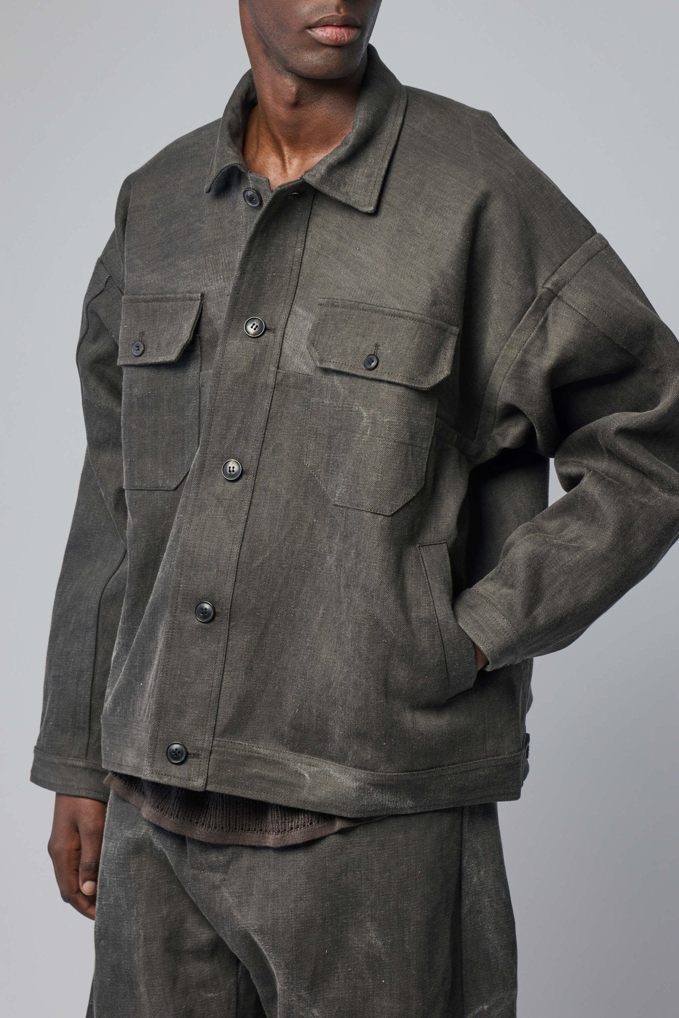 jan jan van essche リネン サイズS Jan-Jan Van Essche Jackets - Organic Cotton Hemp – LABELS