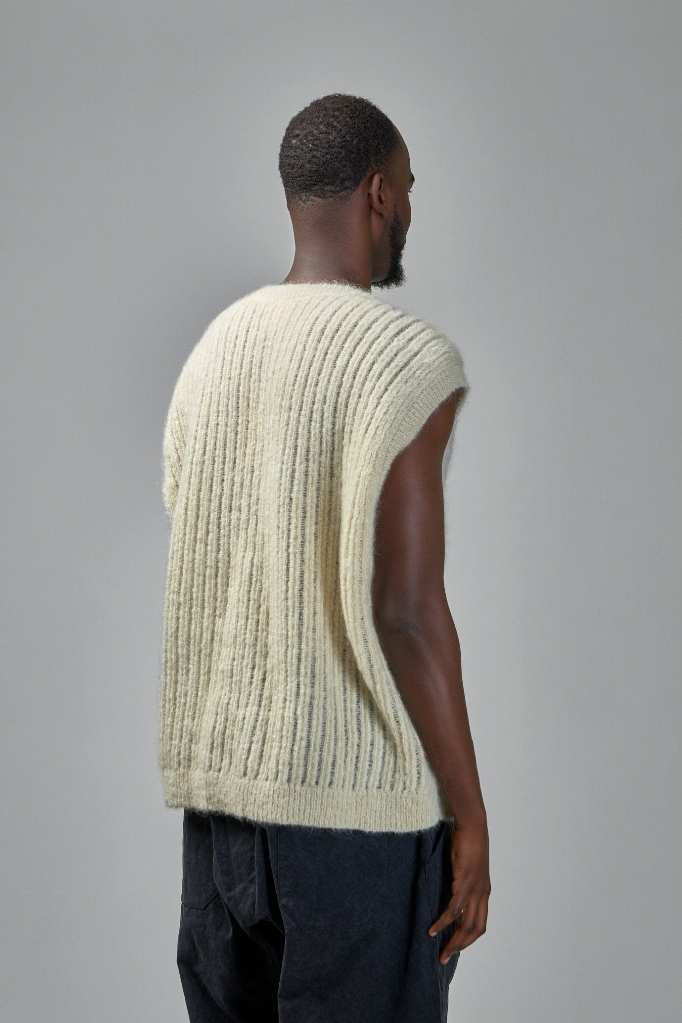 Jan-Jan Van Essche Knitwear Sleeveless V-Neck Vest – LABELS
