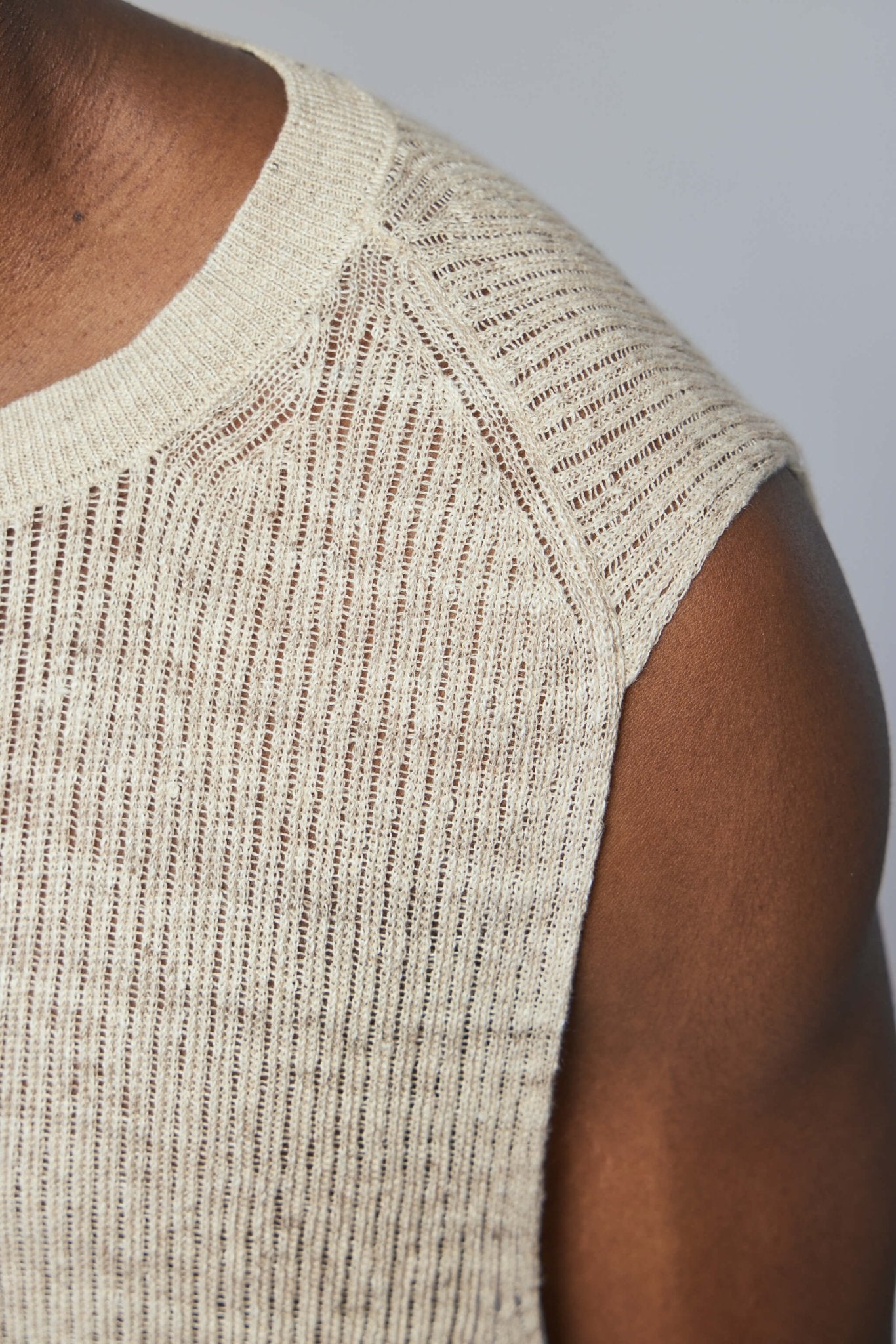 Jan-Jan Van Essche Tank Tops - Mesh Knit Linen Cotton – LABELS