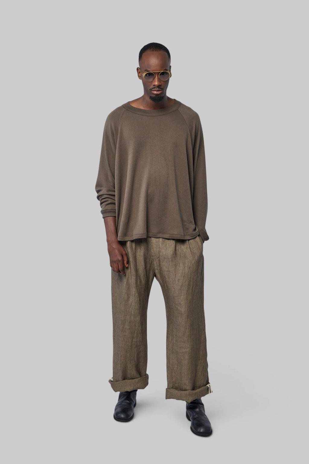 Jan-Jan Van Essche - Loose Fit Crewneck Raglan Tee - LABELS