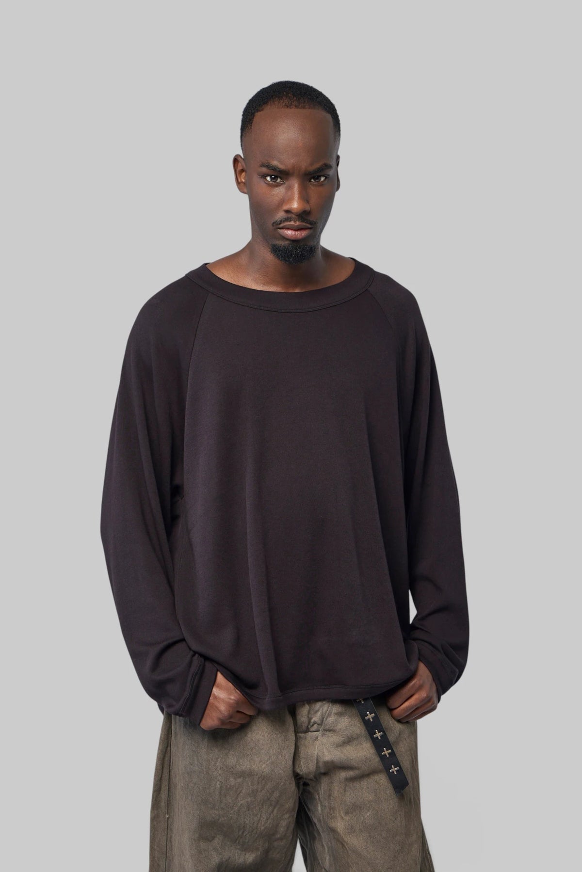 Jan-Jan Van Essche - Loose Fit Crewneck Raglan Tee - LABELS