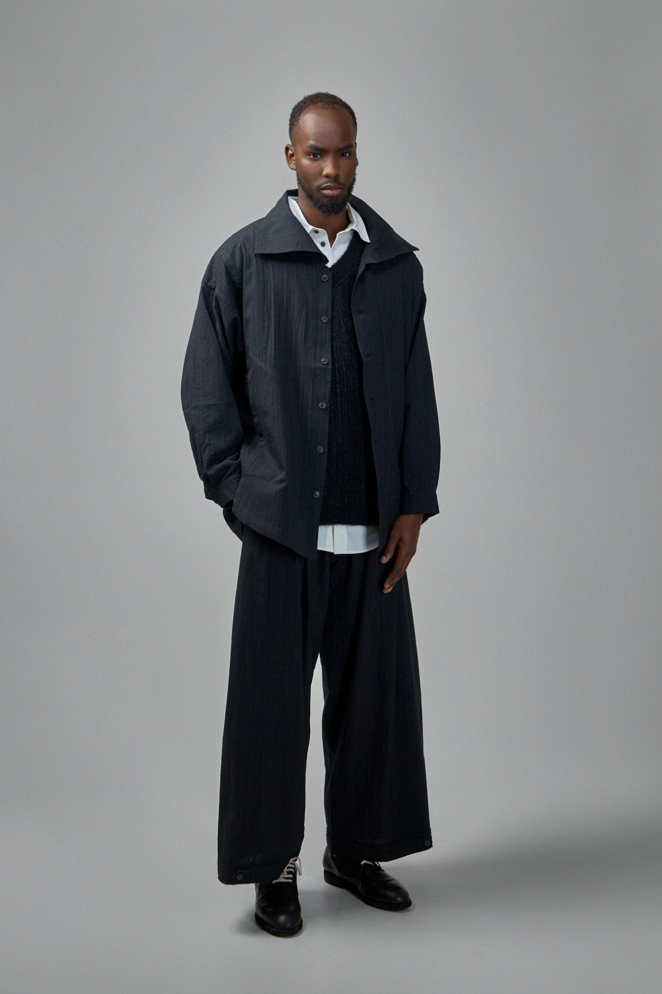 Jan - Jan Van Essche - Shirt110 Medium Seersucker - LABELS