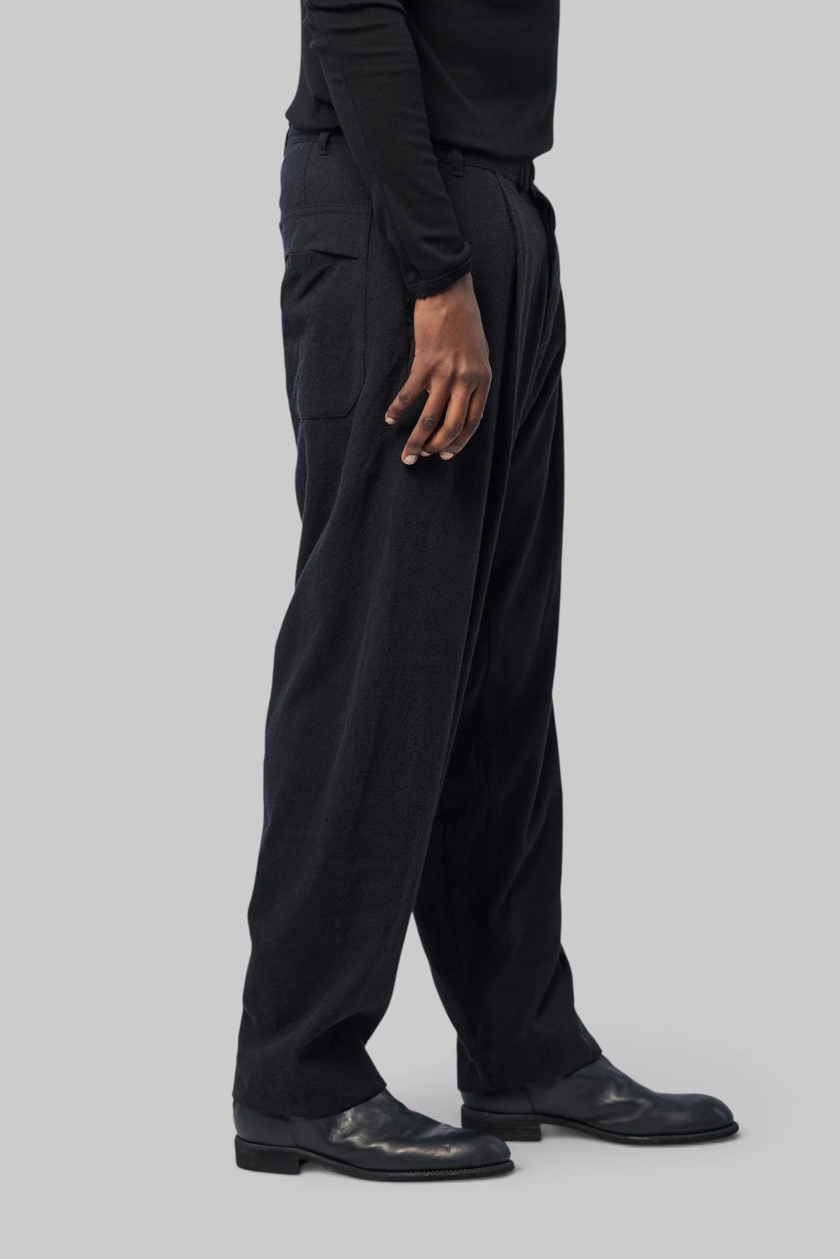 Jan-Jan Van Essche - Single Pleated, Loose Fit Trousers - LABELS
