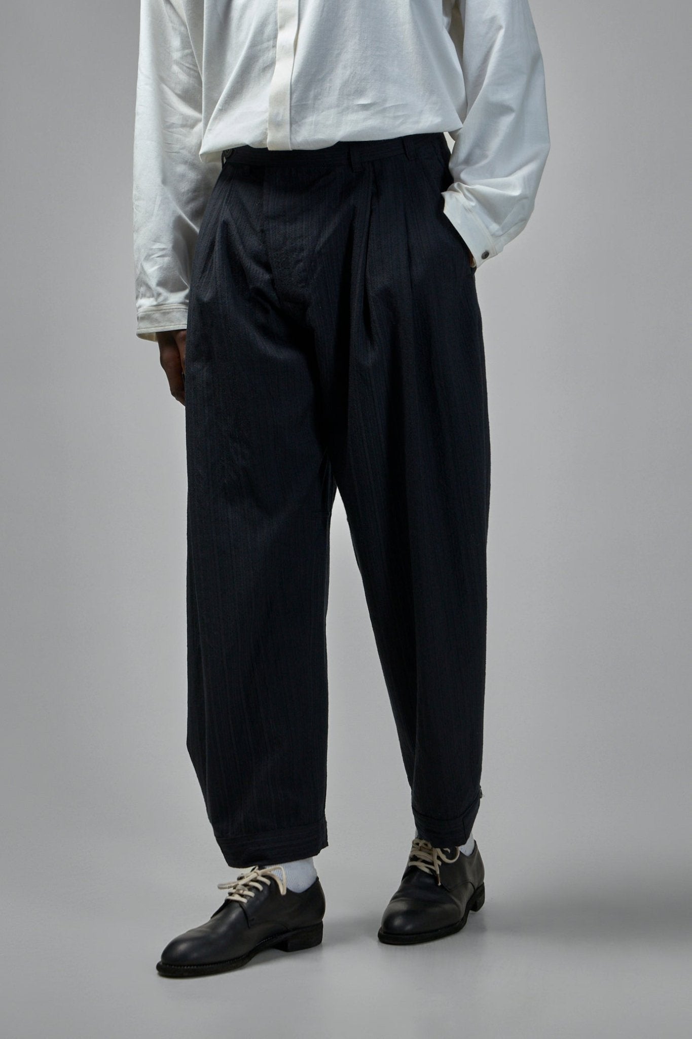 Jan - Jan Van Essche - Trousers87 Medium Seersucker - LABELS