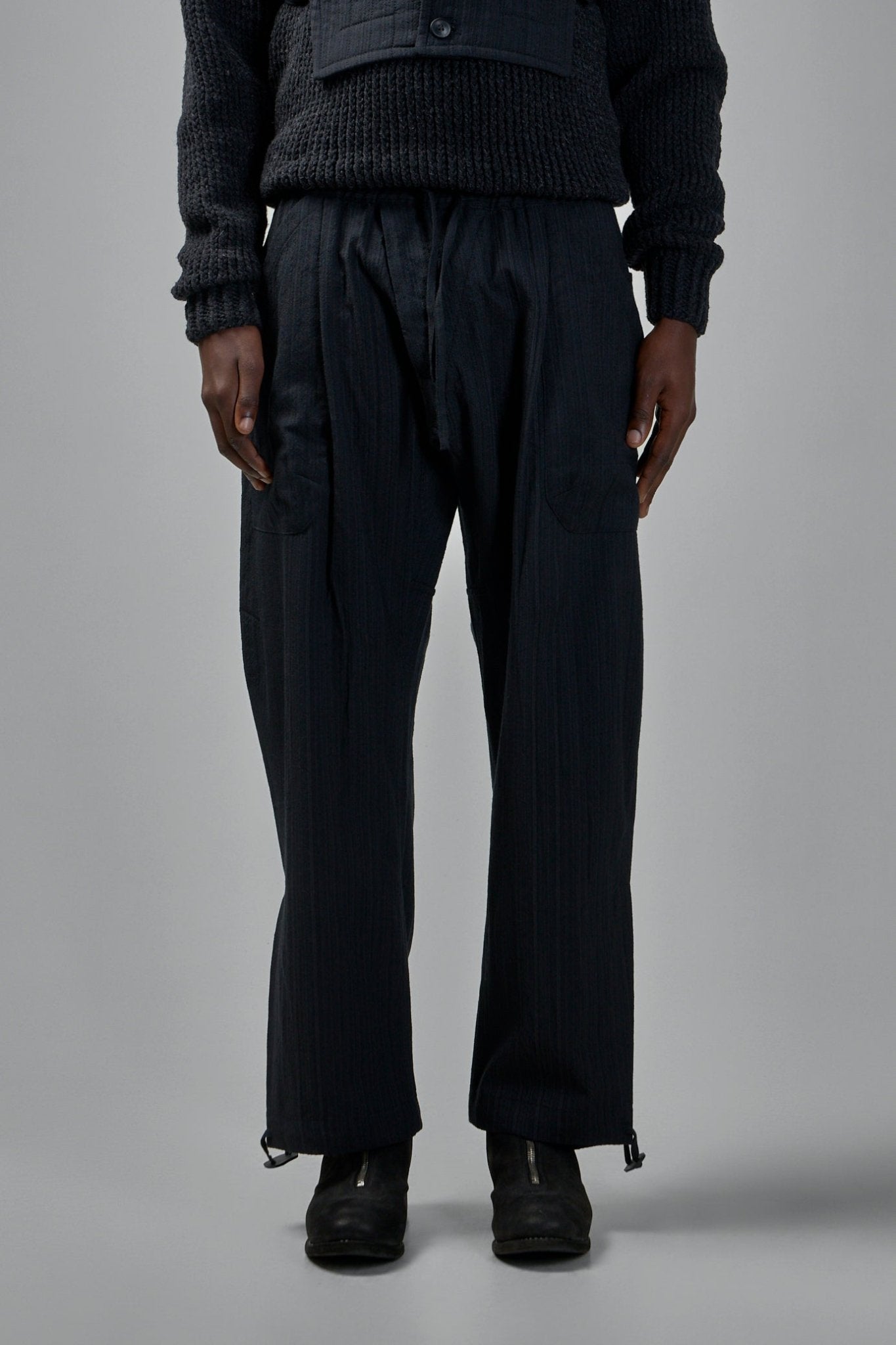 Jan - Jan Van Essche - Trousers88 Medium Seersucker - LABELS