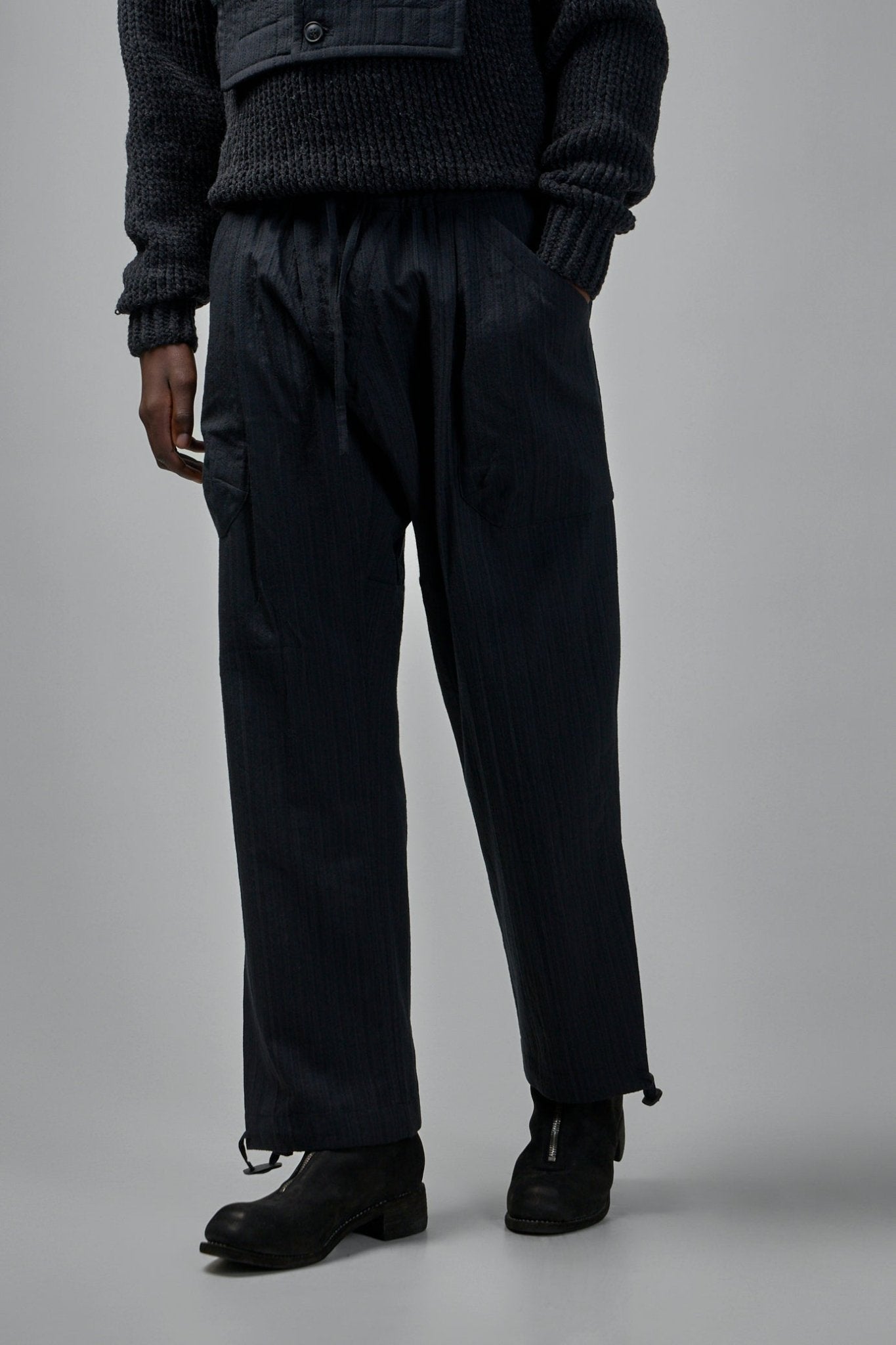 Jan - Jan Van Essche - Trousers88 Medium Seersucker - LABELS