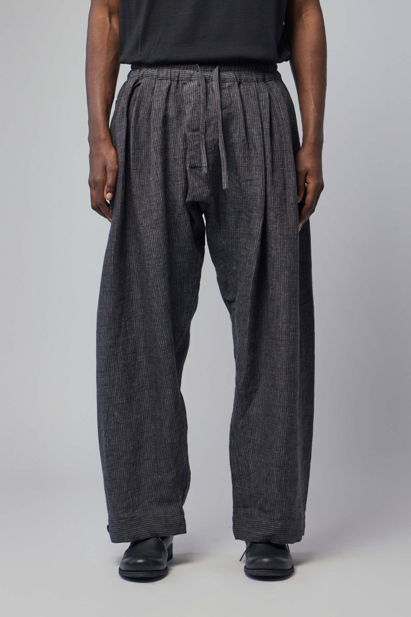 ESSCHE VAN JAN JAN ヘンプ パンツ Hemp essche van jan Jan - Brownie | TROUSERS#74 パンツ