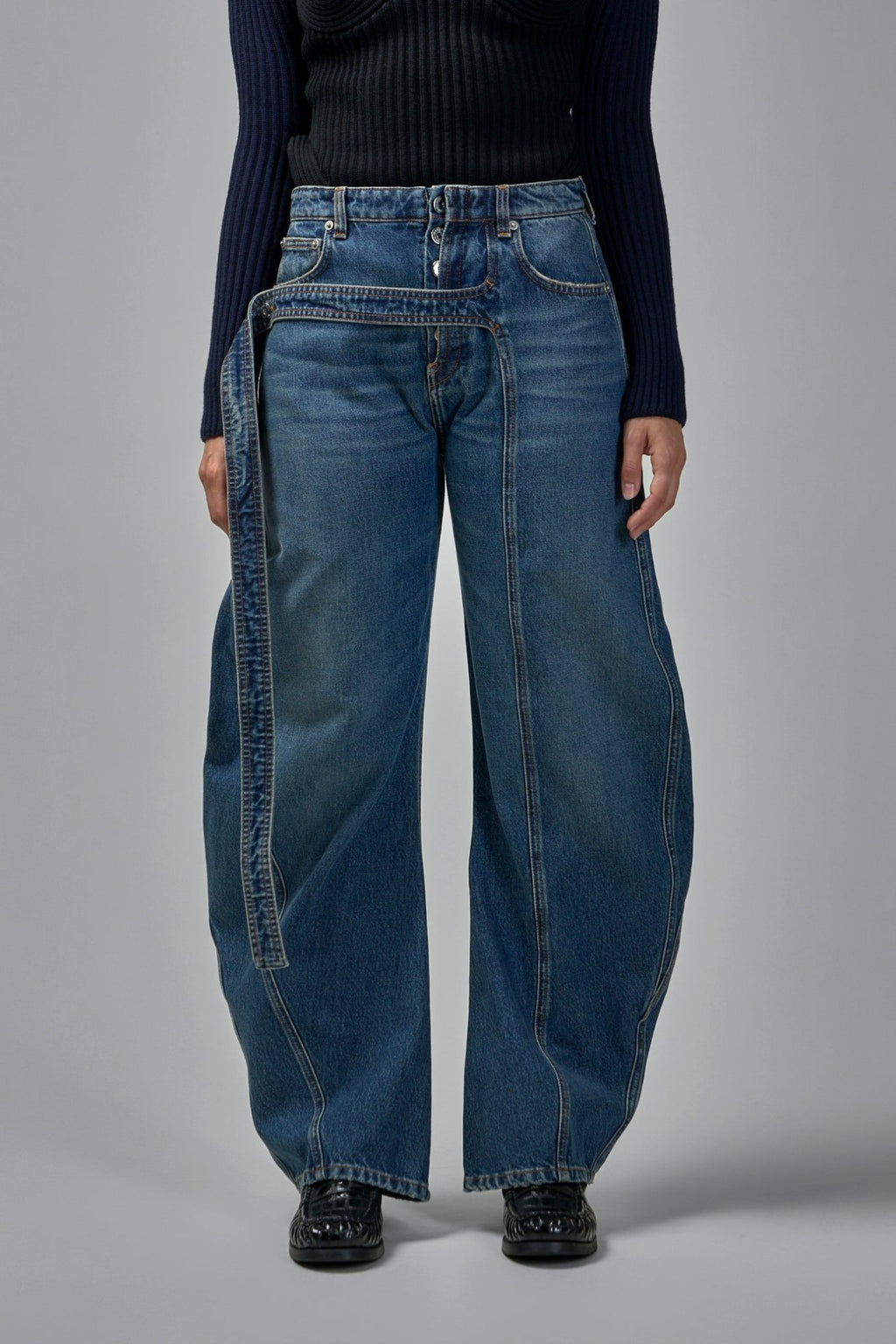 Jean Paul Gaultier - Denim Strap Jeans - LABELS