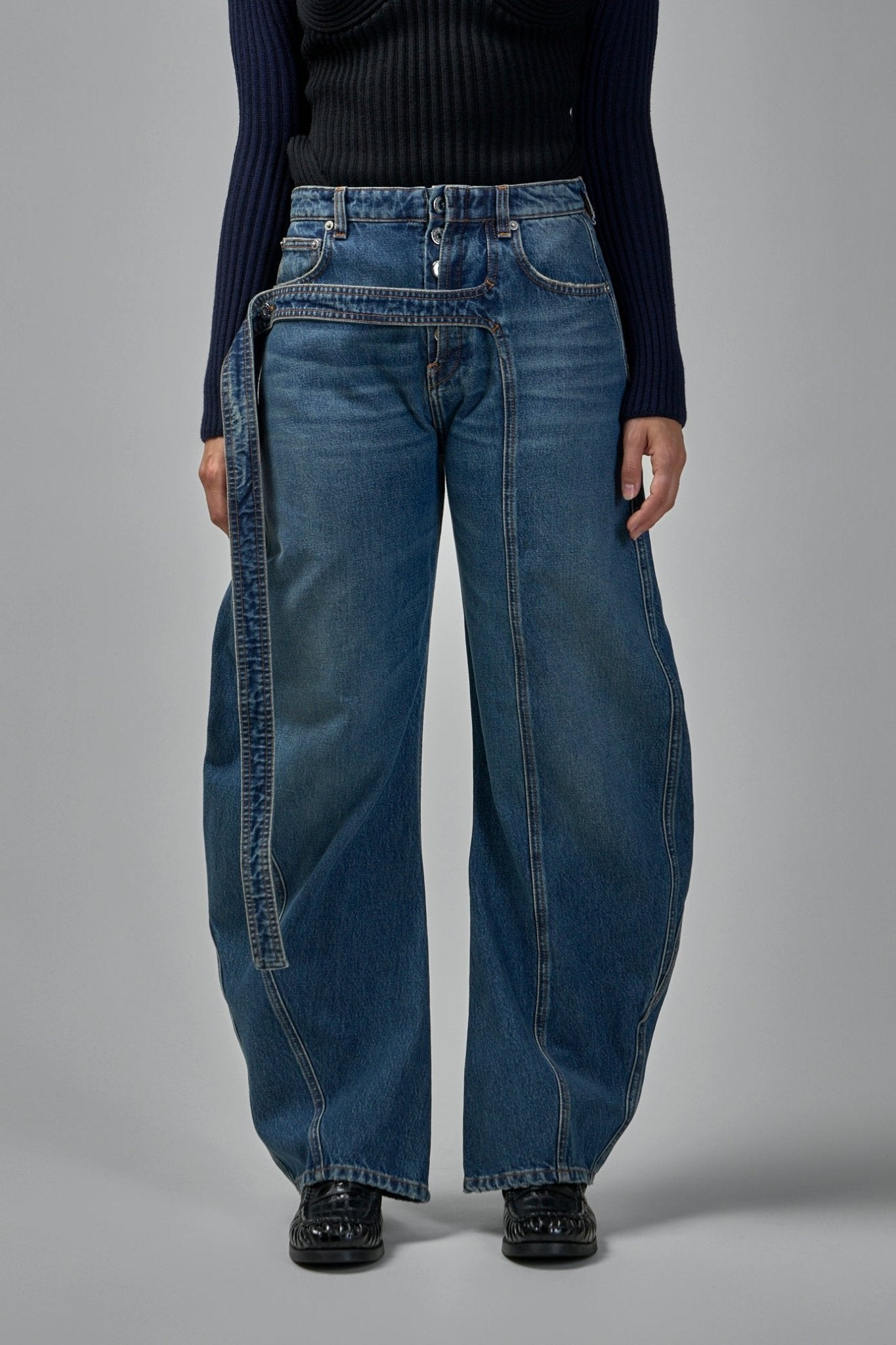 Jean Paul Gaultier - Denim Strap Jeans - LABELS