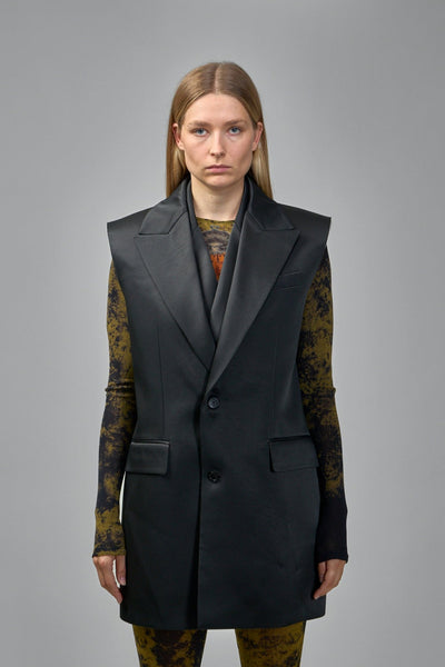 Double-layer Sleeveless Jacket