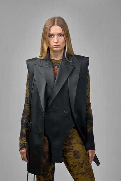 Double-layer Sleeveless Jacket