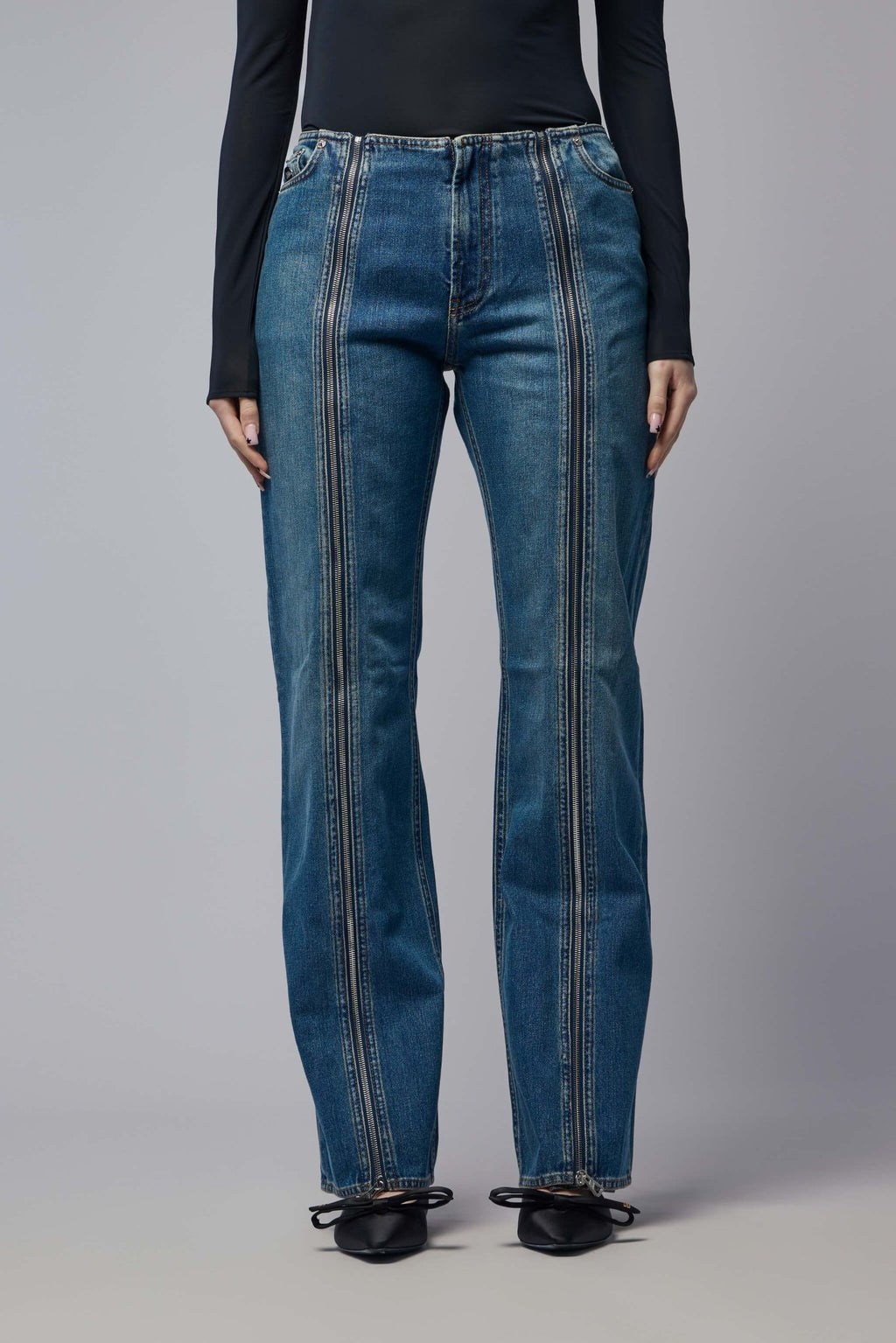 Jean Paul Gaultier - Front Zipped Denim Trouser - LABELS