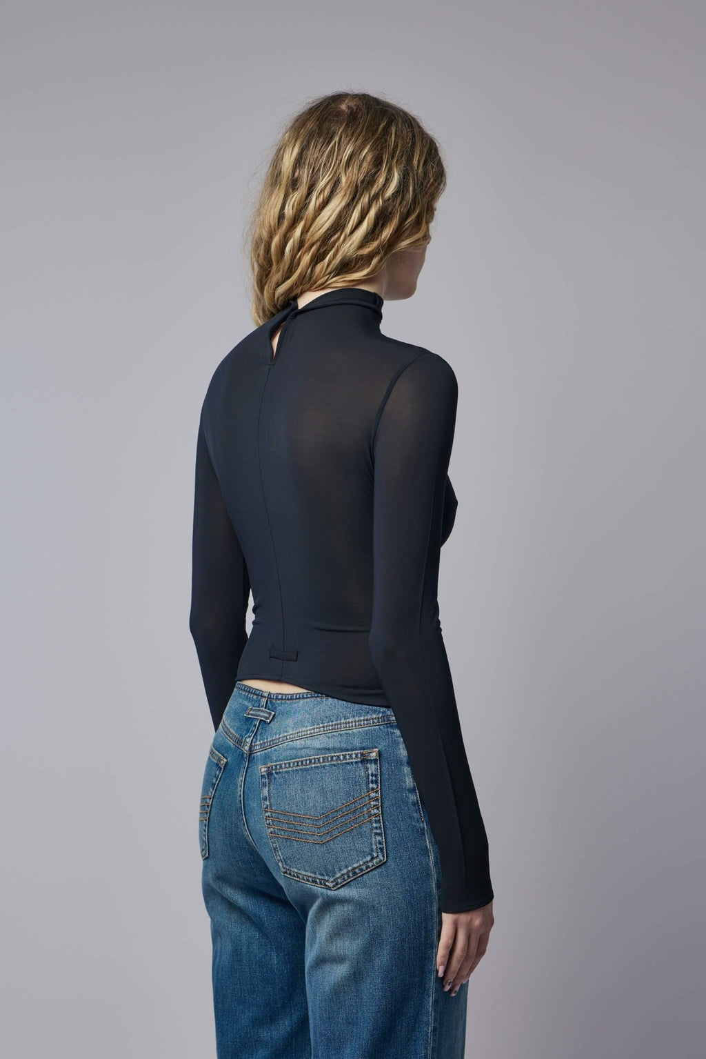 Jean Paul Gaultier - Garter Top Viscose Jersey - LABELS