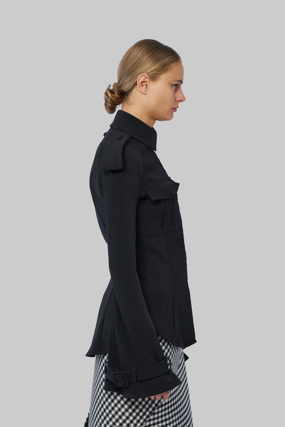Jean Paul Gaultier - Military Shirt Woman Fit With Trench Details - LABELS