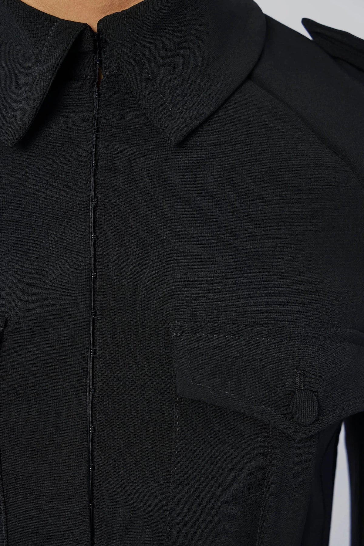 Jean Paul Gaultier - Military Shirt Woman Fit With Trench Details - LABELS