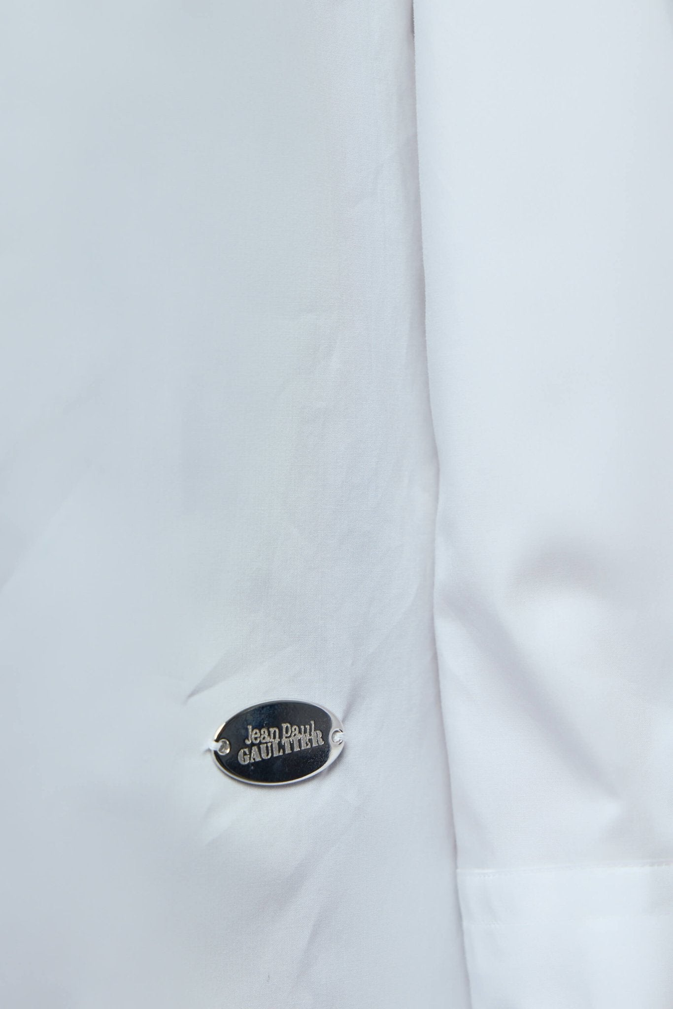 Jean Paul Gaultier - Oversize Shirt with Hood Sleeve Scarf Detail - LABELS