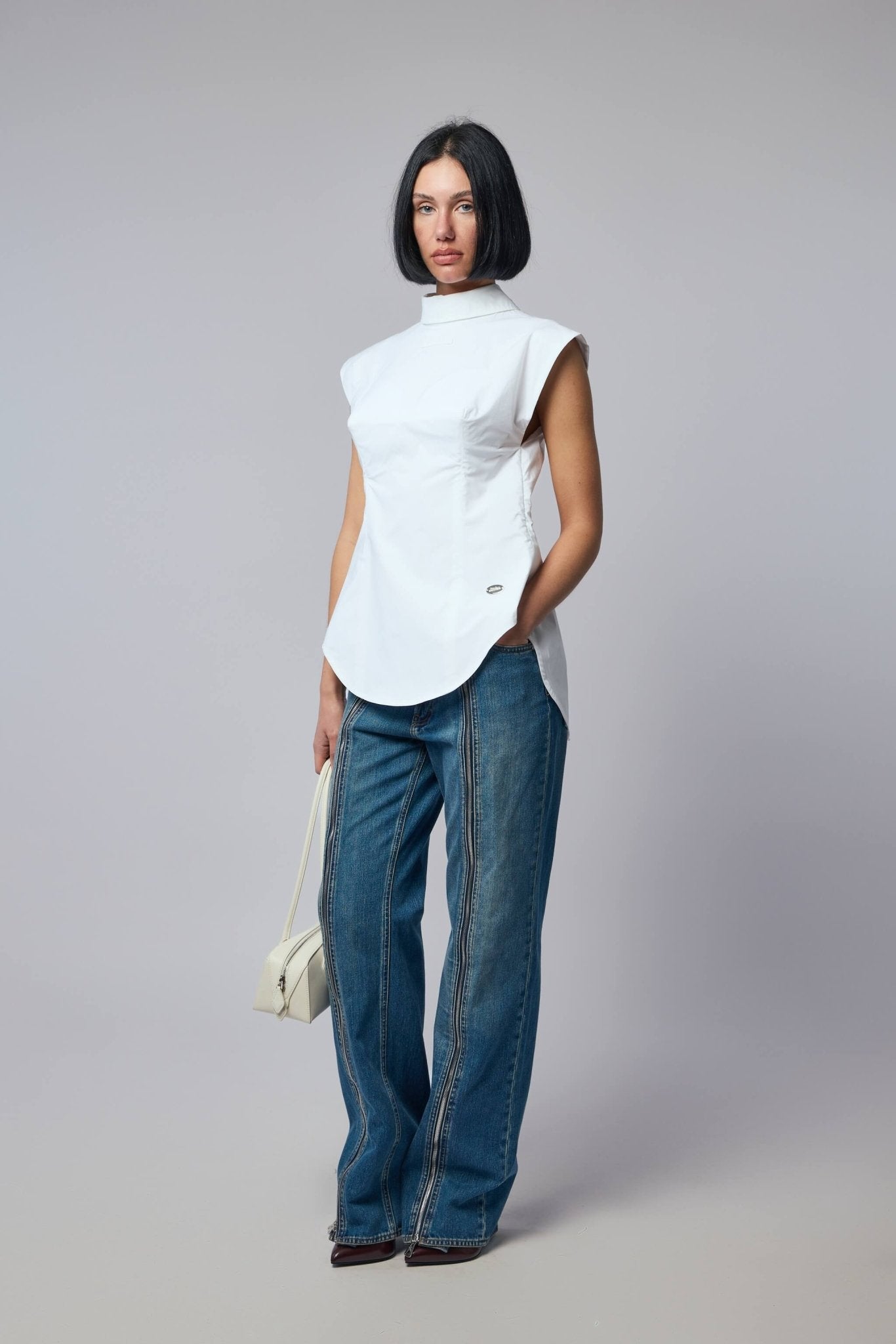 Jean Paul Gaultier Blouses - Sleeveless Reversed Shirt – LABELS
