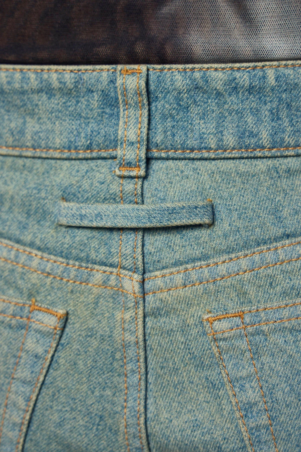 Jean Paul Gaultier - Straigth Leg Denim Pant With Face Print - LABELS
