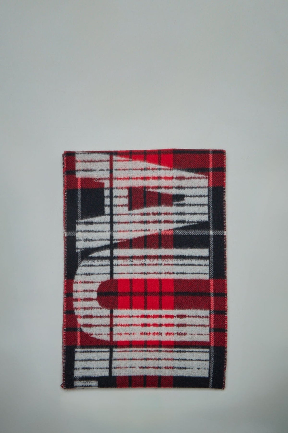 Jean Paul Gaultier - Tartan Wool Scarf with ''Gaultier '' Logo - LABELS