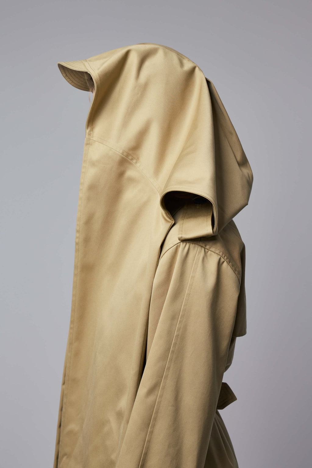 Jean Paul Gaultier - Trench with Hood and Sleeves Scarf - LABELS