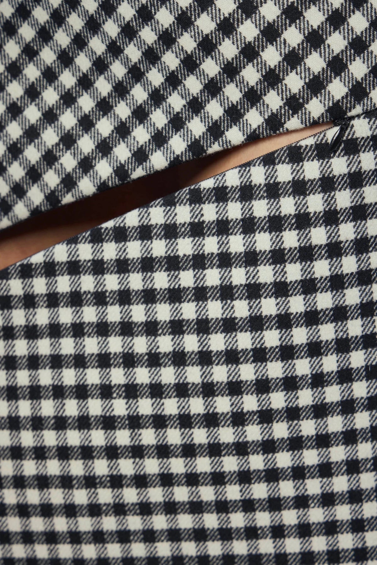 Jean Paul Gaultier - Zip Opening Check Skirt - LABELS