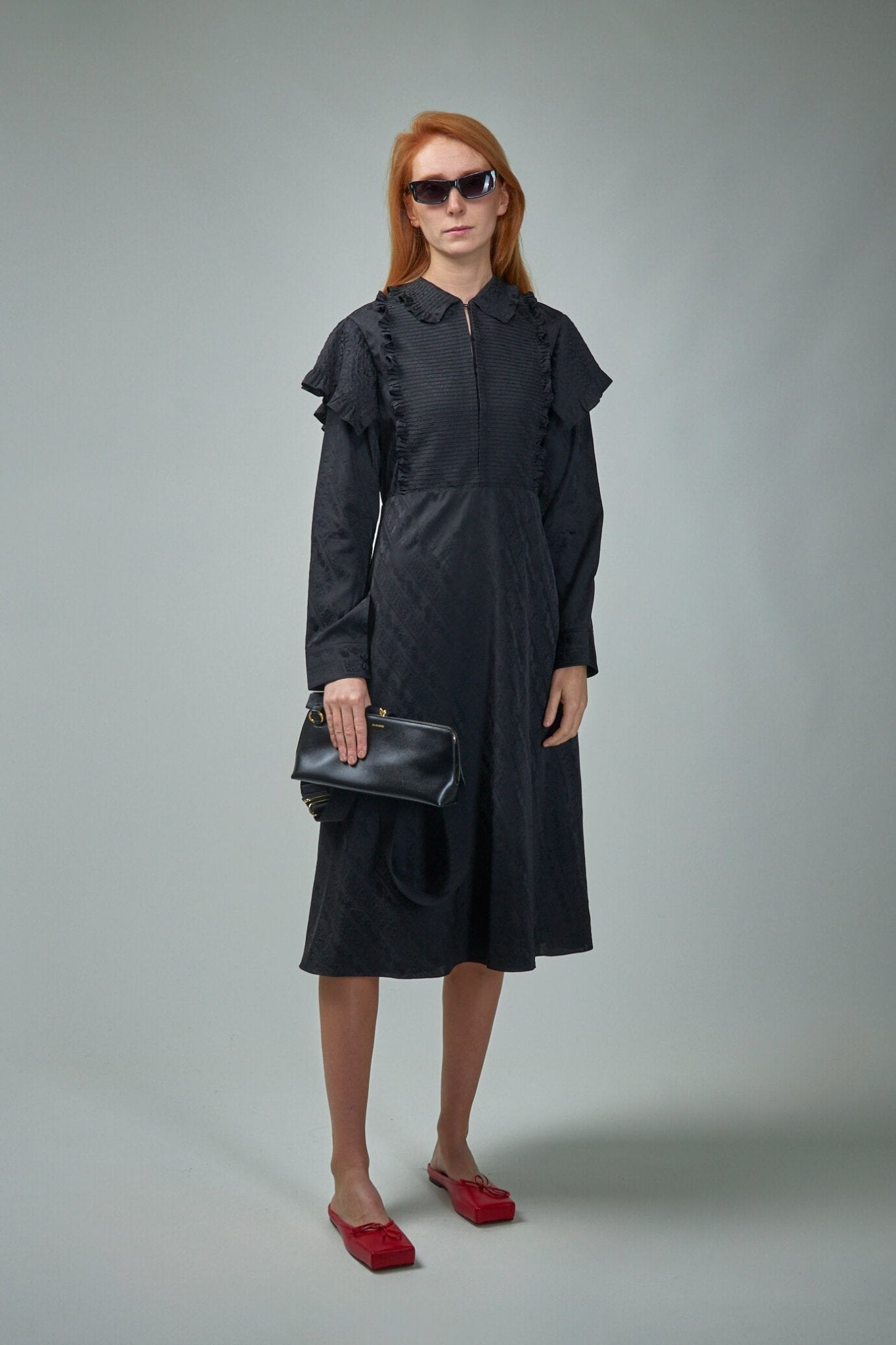 Jil Sander Dress - Graphic Print Midi Style – LABELS