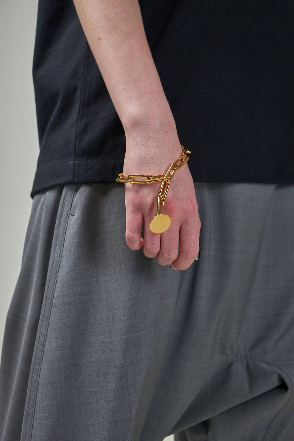 Jil Sander - Logo - charm Chain Bracelet - LABELS