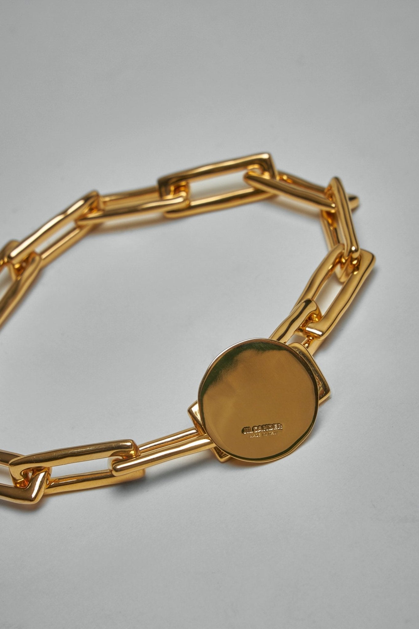 Jil Sander - Logo - charm Chain Bracelet - LABELS