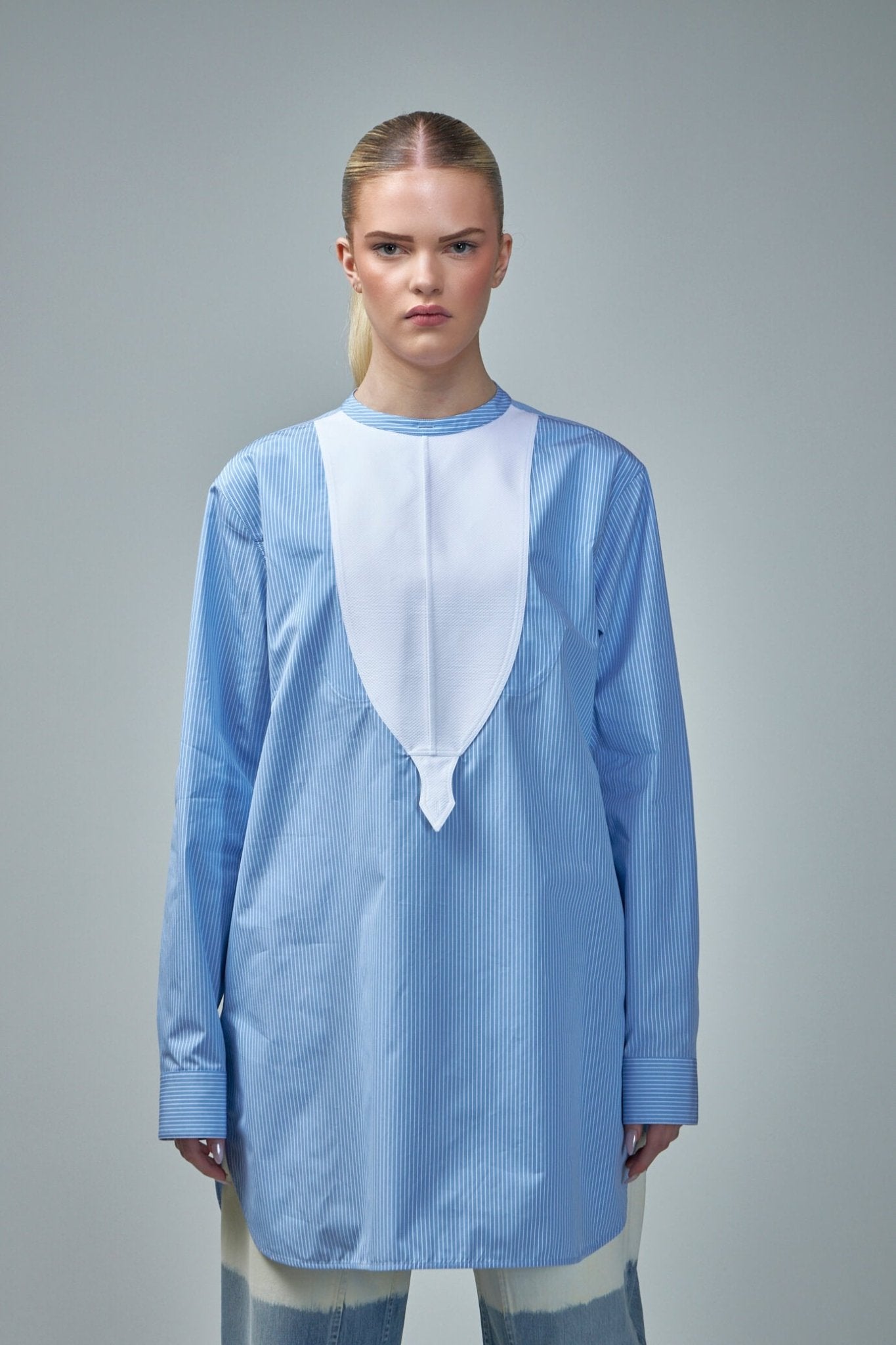 Jil Sander Saturday Stripes Shirt - Cotton Poplin – LABELS