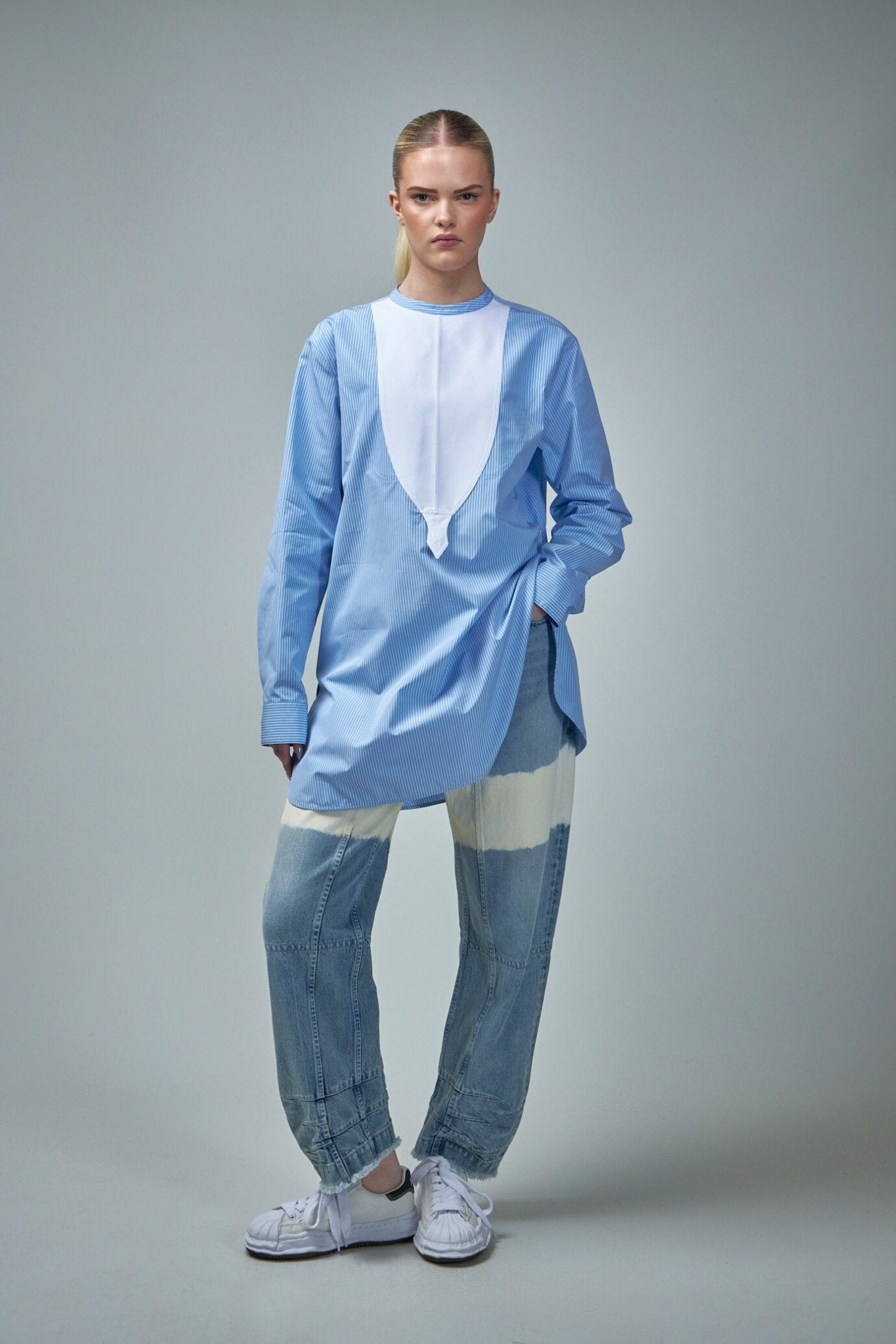 Jil Sander Saturday Stripes Shirt - Cotton Poplin – LABELS