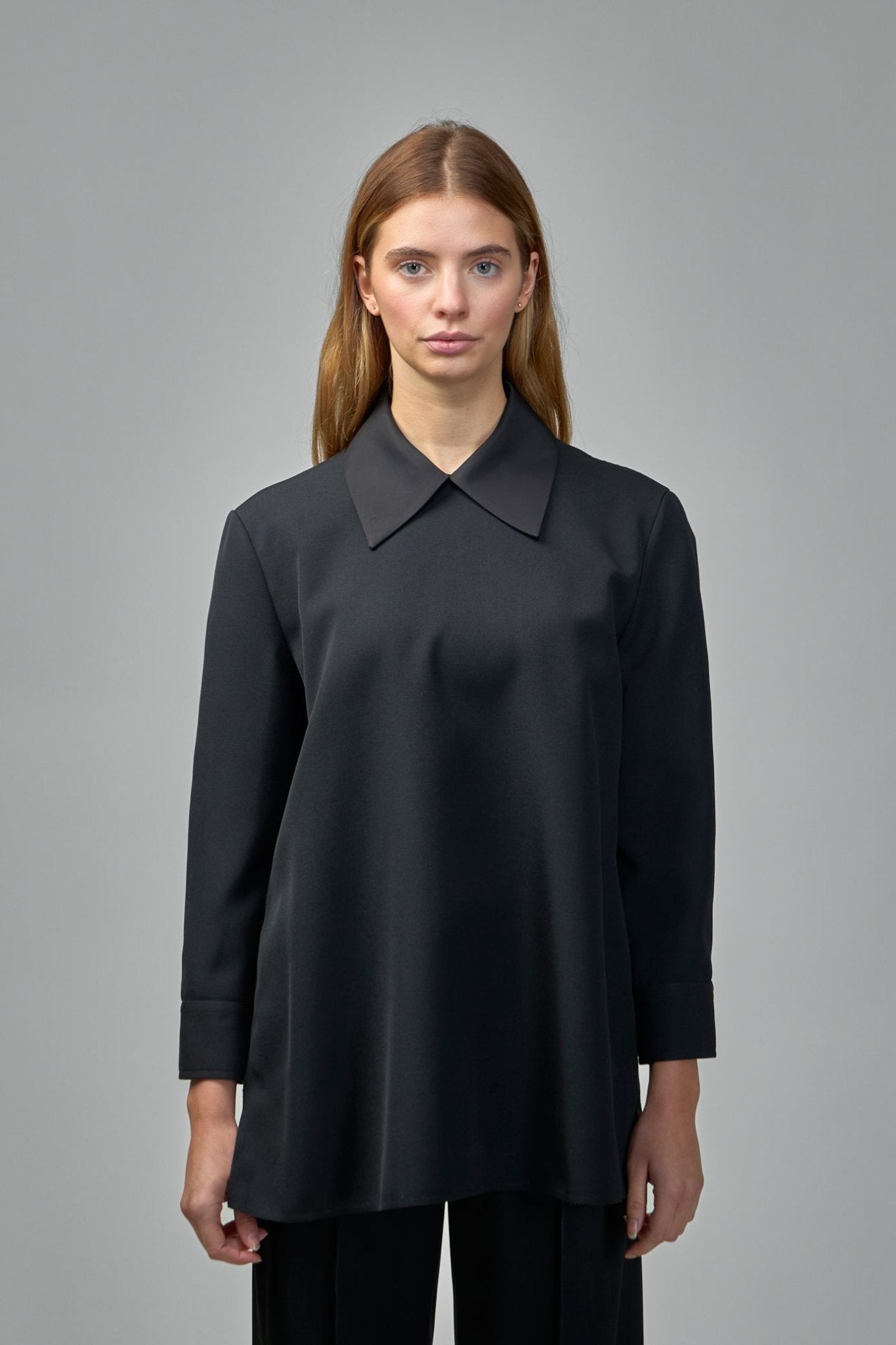 Jil Sander - Wool Top With Collar - LABELS