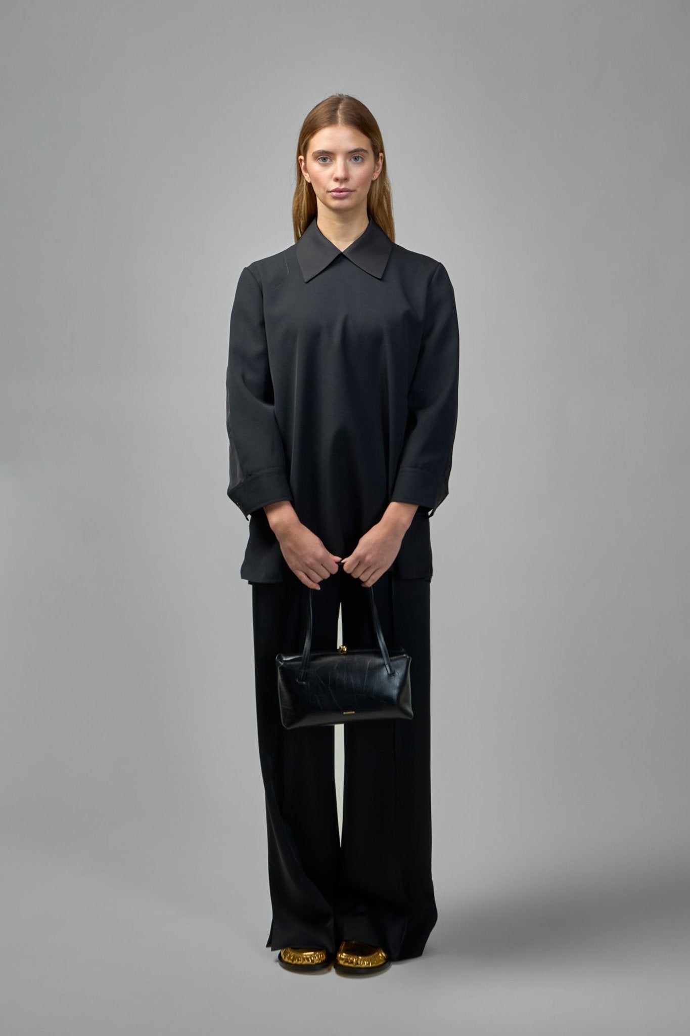 Jil Sander - Wool Top With Collar - LABELS