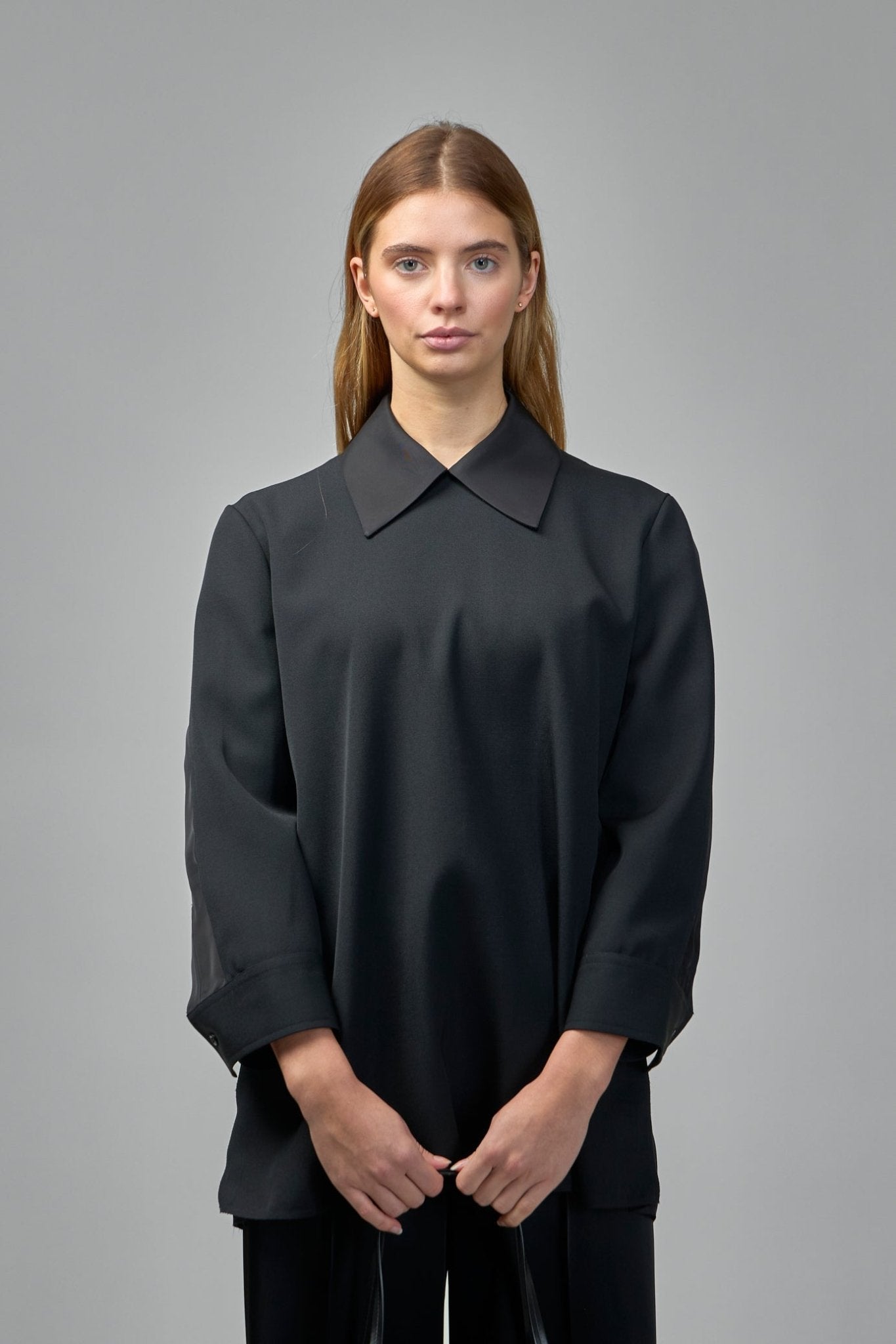 Jil Sander - Wool Top With Collar - LABELS