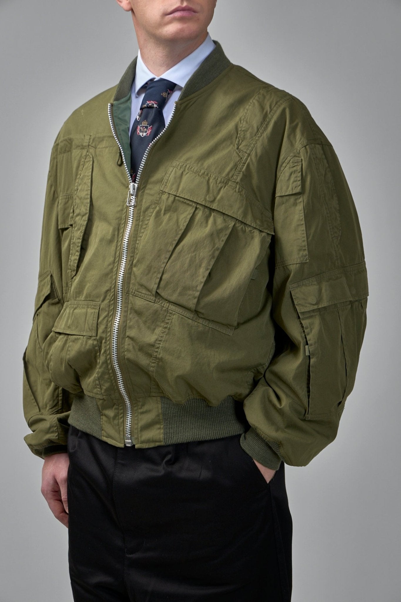 Junya Watanabe MAN Bomber Jackets - Olive Green – LABELS Junya Watanabe MAN Bomber Jackets - Olive Green – LABELS