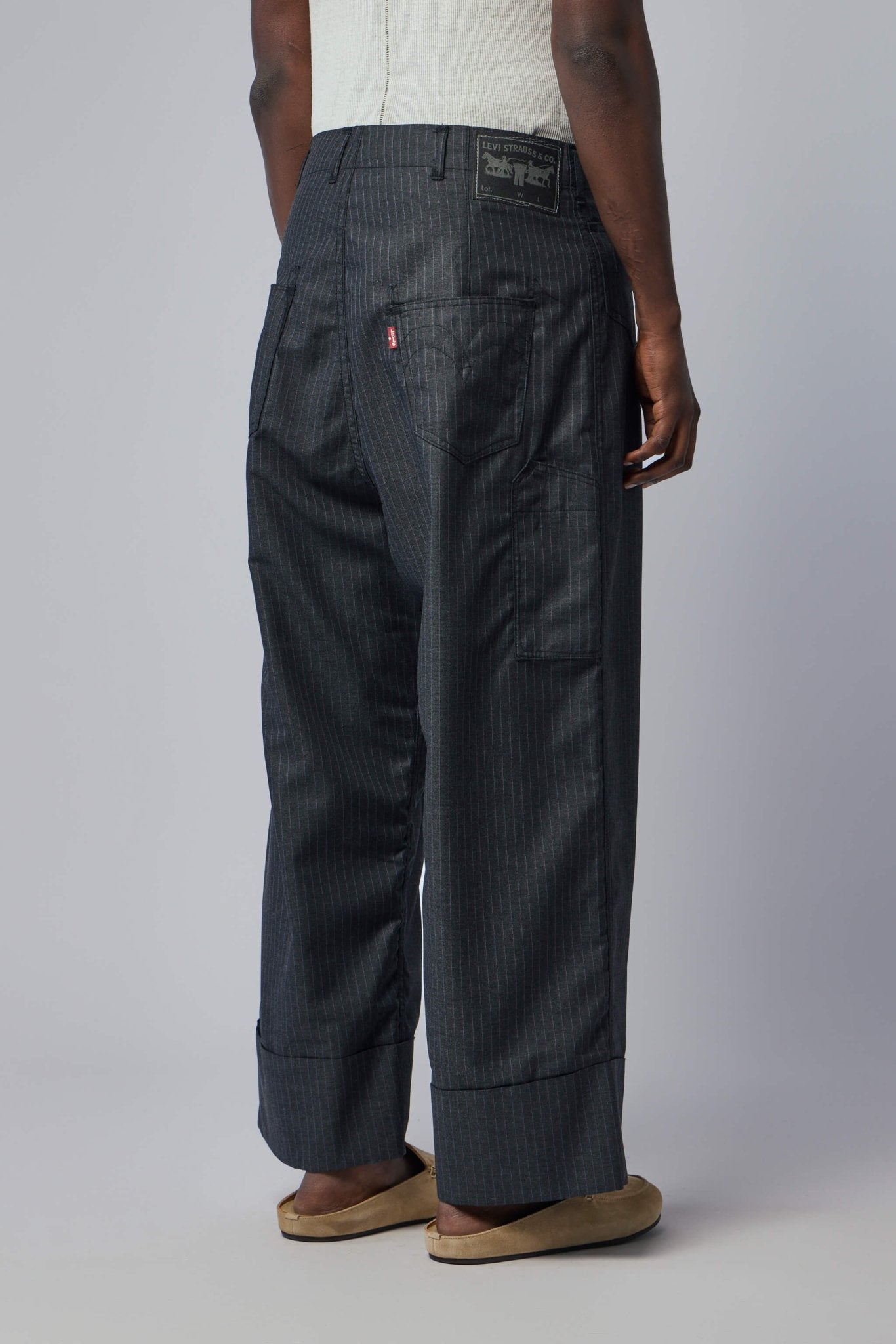 Junya Watanabe MAN Wide-Leg Pants - Pinstripe Design – LABELS