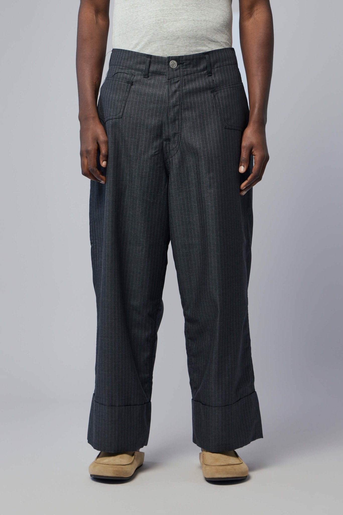 Junya Watanabe MAN Wide-Leg Pants - Black Corduroy – LABELS