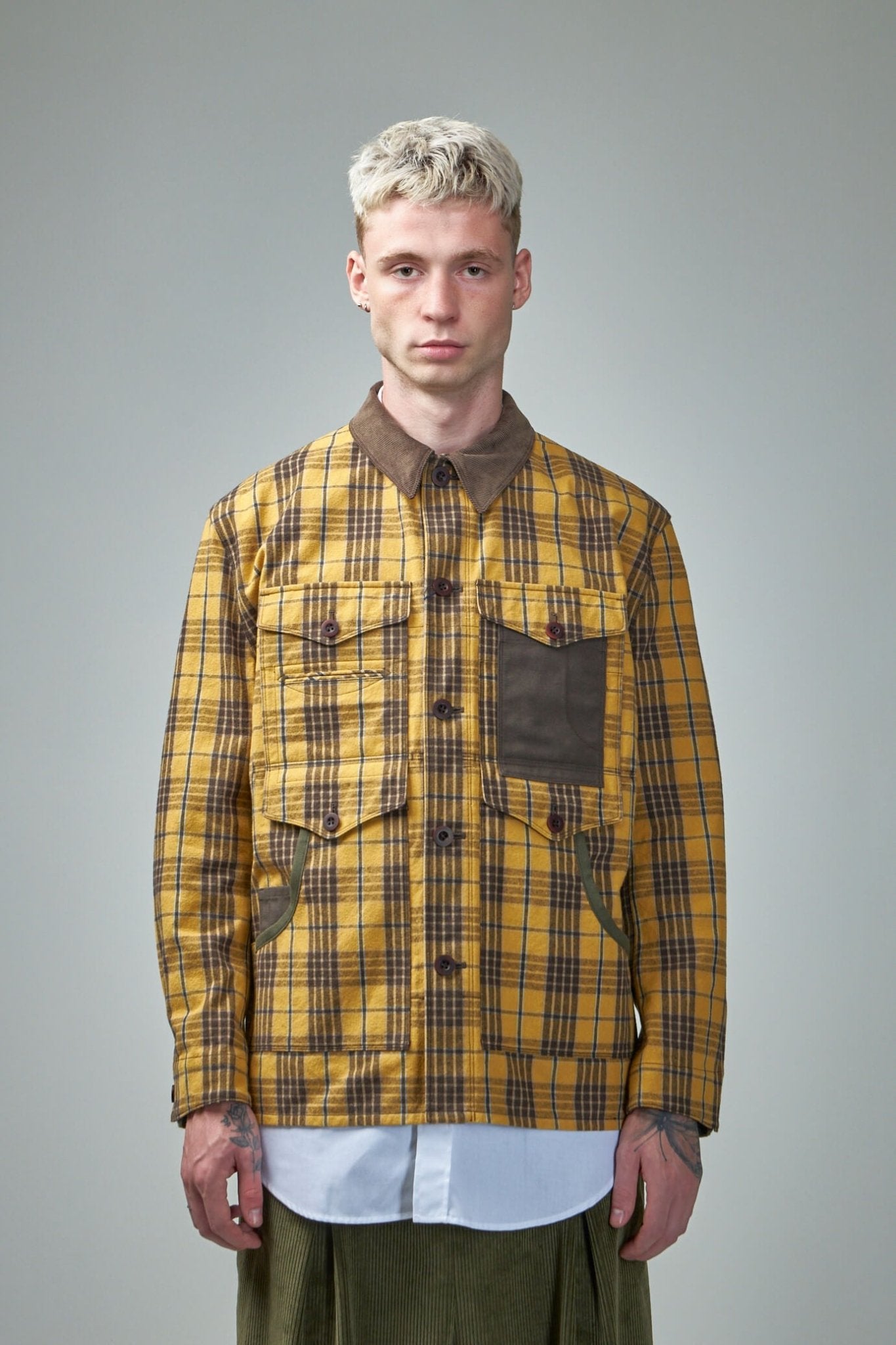 Junya Watanabe MAN - Men's Plaid - Patterned Jacket - LABELS