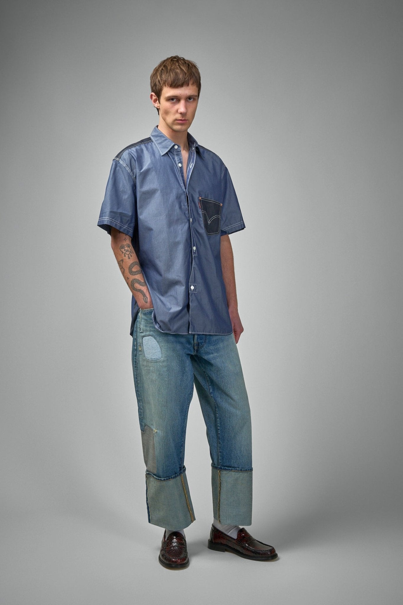 Junya Watanabe Man Men's Shirt - Cotton Relaxed Fit – LABELS