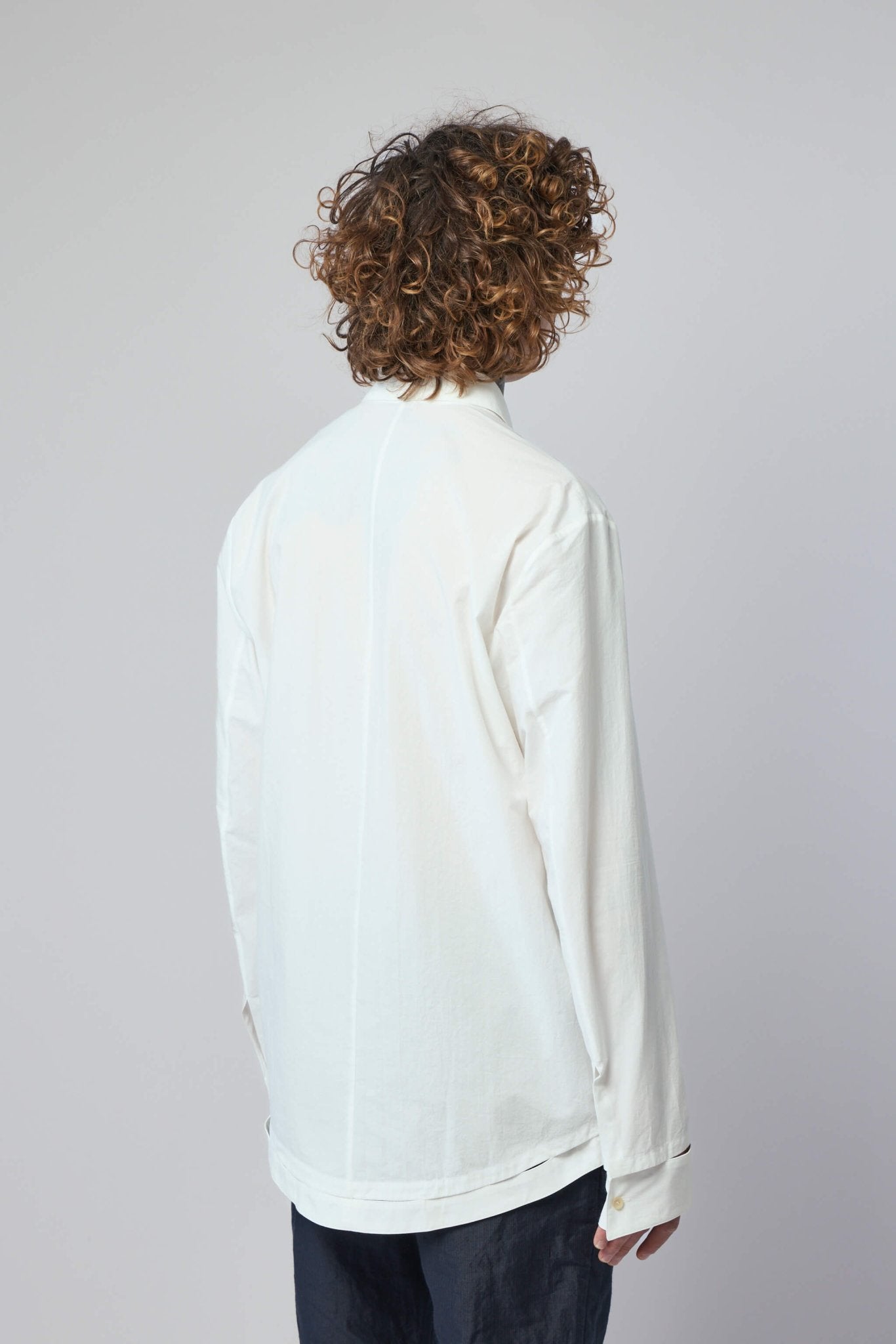 K'Ang - Men's Detachable Hand Stitched Hem Shirt - LABELS