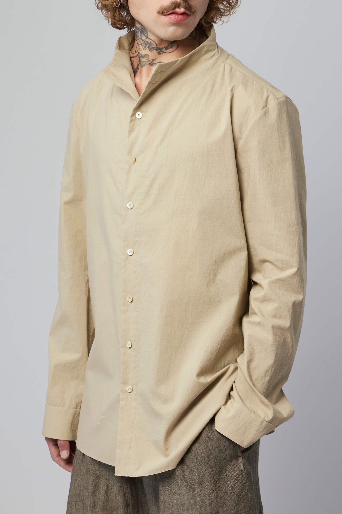 K'Ang - Men's Opened Collar Shirt - LABELS