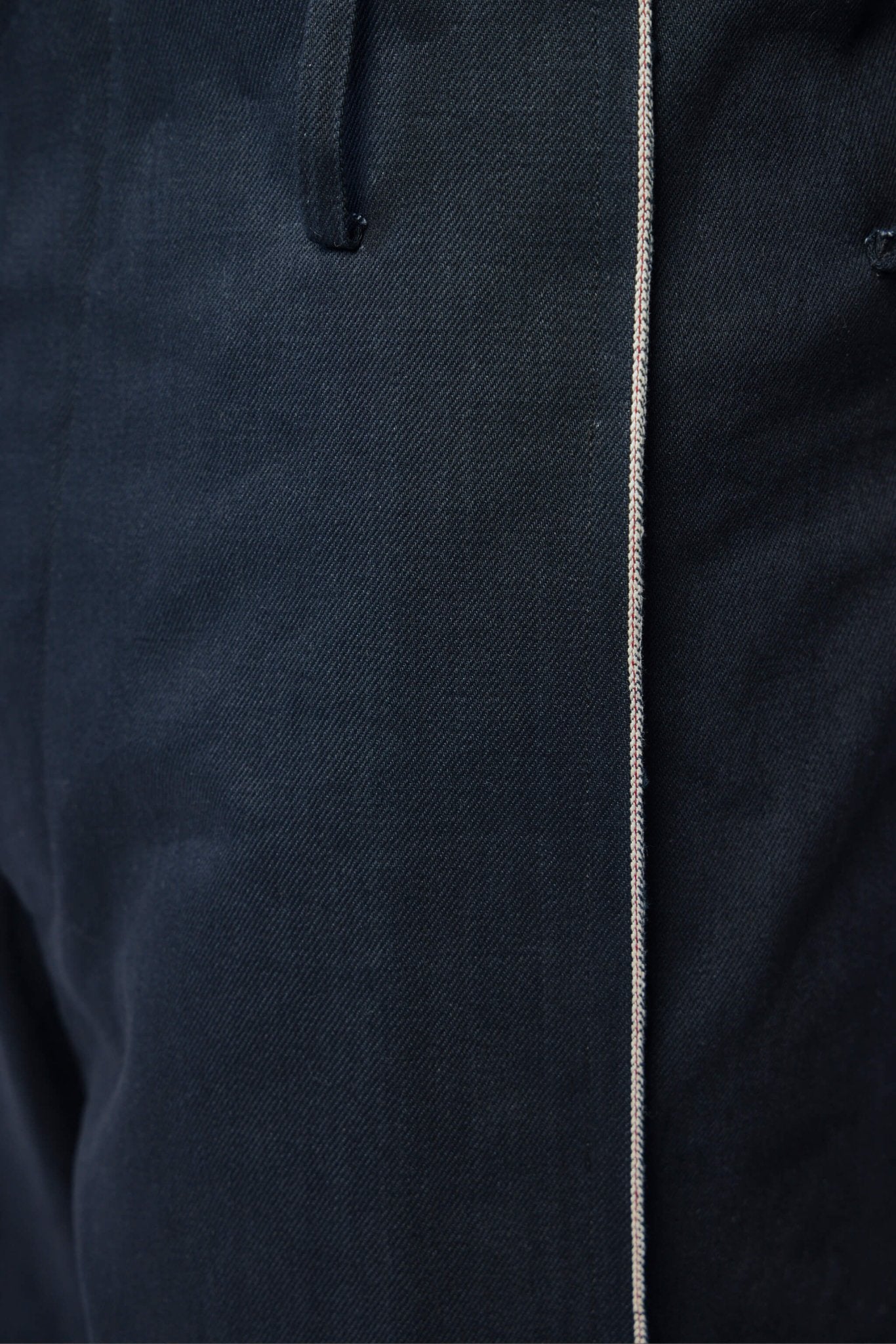 K'Ang - Men's Purgatory Selvedge - line Trousers With 925 Silver Hook Closer - LABELS