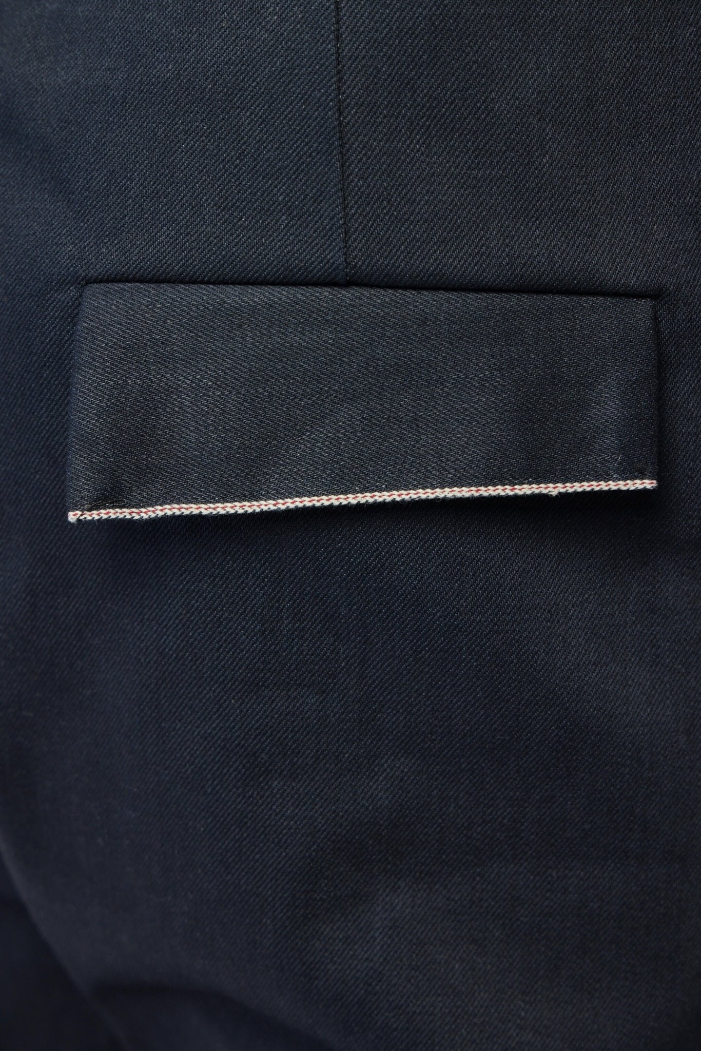 K'Ang - Men's Purgatory Selvedge - line Trousers With 925 Silver Hook Closer - LABELS