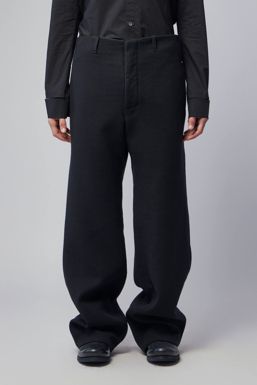 K'ANG - Unisex Adjustable Back Pleats Wide Fit Trousers - LABELS