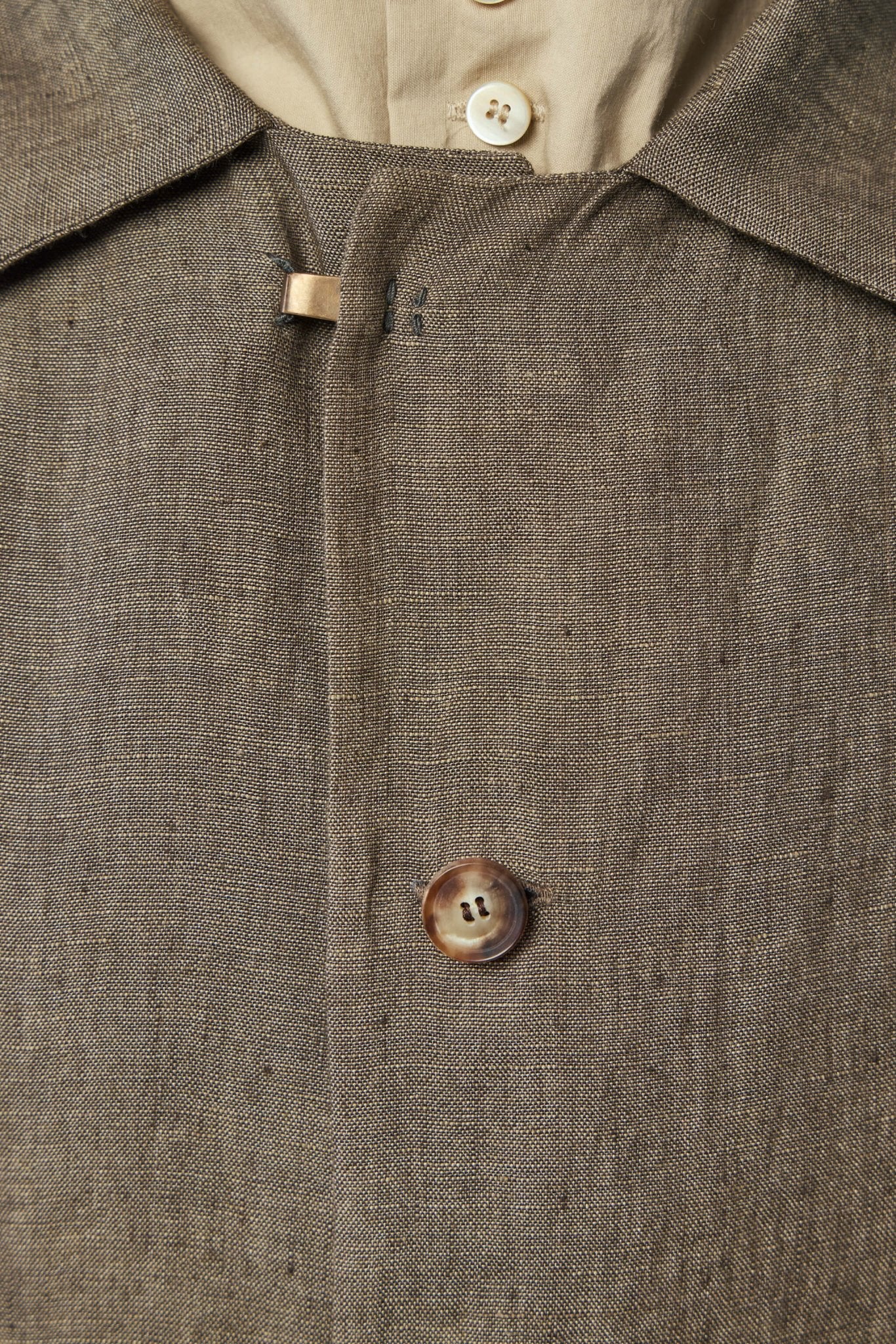K'Ang - Unisex Dust Long Shirt With 925 Silver Hook Closer - LABELS