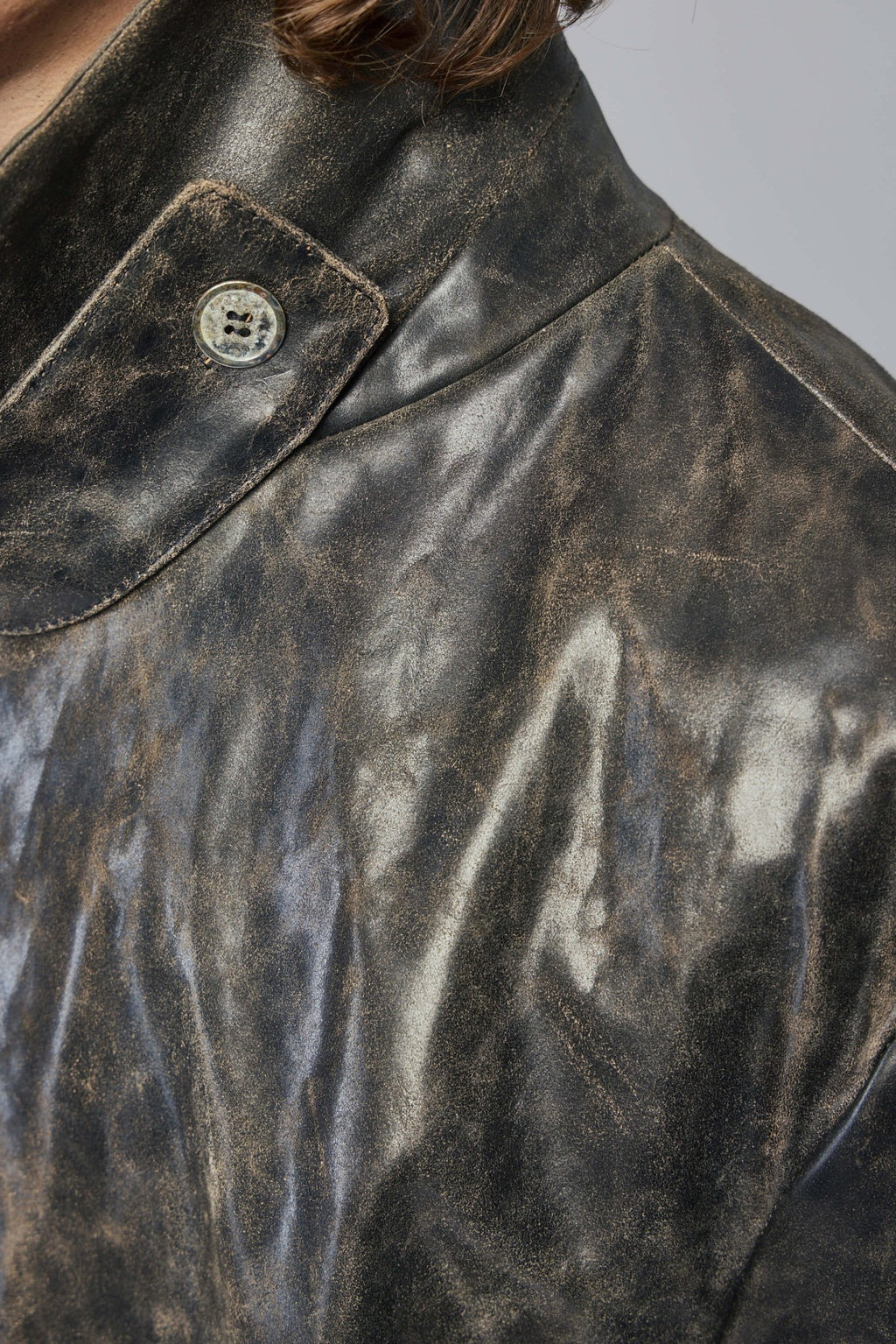 K'ANG - Unisex Oversize Leather Coat - LABELS